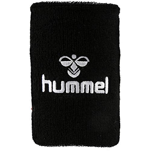 Hummel Unisex Schweißband Old School Big Wristband 099014 Black/White One Size von hummel