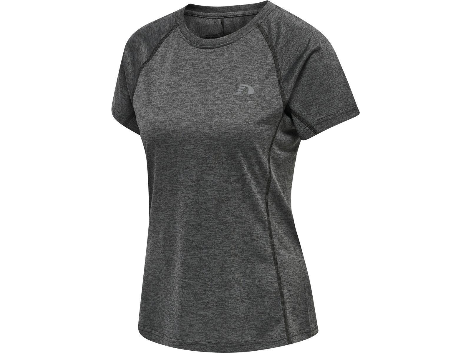 Hummel WOMEN RUNNING T-SHIRT S/S FORGED IRON MELANGE XS von Hummel