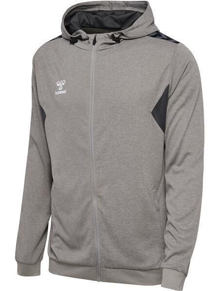 Hummel hmlAUTHENTIC PL ZIP HOODIE - GREY MELANGE - 3XL von Hummel