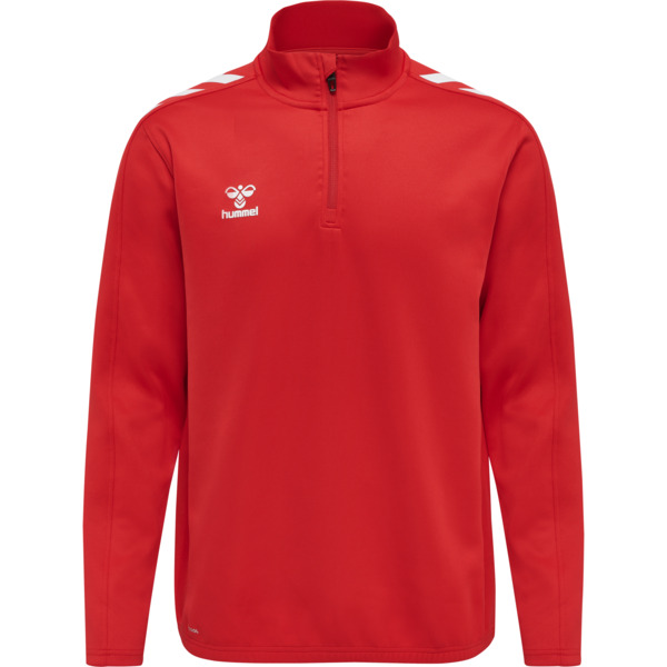 Hummel hmlCORE XK HALF ZIP POLY SWEAT - TRUE RED - 2XL von Hummel
