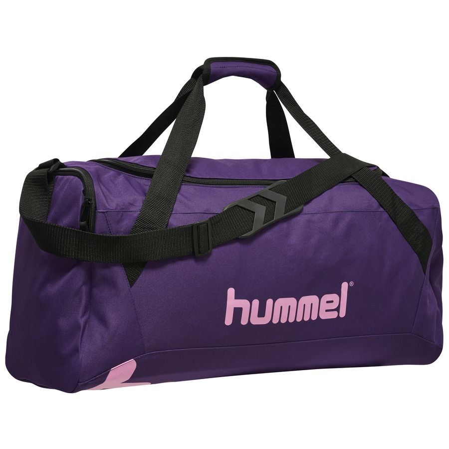 Sporttasche mit Hand- und Schultergurten, sowie End- und Innentaschen mit Reißverschluss von Hummel