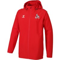 hummel 1. FC Köln Allwetterjacke Kinder true red 128 von Hummel