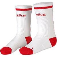 hummel 1. FC Köln Fan Elite Sportsocken white/true red 31-34 von Hummel