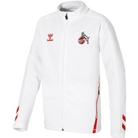 hummel 1. FC Köln Line Up Präsentationsjacke Kinder white/true red 116 von Hummel