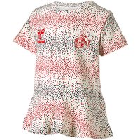 hummel 1. FC Köln gepunktetes Baby-Shirt mit Schößchen white asparagus dot 74 von Hummel