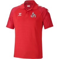 hummel 1. FC Köln Training Poloshirt true red S von Hummel