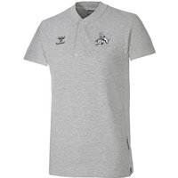 hummel 1. FC Köln Travel Poloshirt Kinder grey melange 140 von Hummel