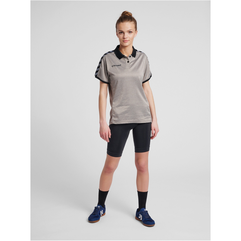 hummel Authentic Funktions-Poloshirt Damen grey melange XS von Hummel