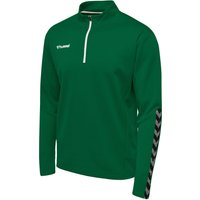 hummel Authentic 1/2-Zip Sweatshirt Herren evergreen 3XL von Hummel