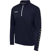 hummel Authentic 1/2-Zip Sweatshirt Herren marine M von Hummel