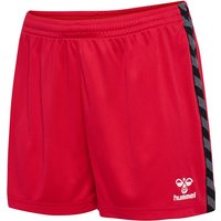 hummel Authentic Polyester Shorts Damen 3062 - true red XS von Hummel