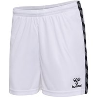 hummel Authentic Polyester Shorts Damen 9001 - white M von Hummel