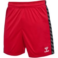 hummel Authentic Polyester Shorts Herren 3062 - true red L von Hummel