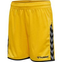 hummel Authentic Polyester Shorts Herren sports yellow/black L von Hummel