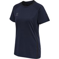 hummel Cima XK kurzarm Fitnessshirt Damen marine XL von Hummel