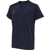 hummel Cima XK kurzarm Fitnessshirt Kinder marine 152 von Hummel