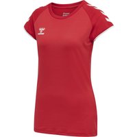 hummel Core Volleyball Stretch T-Shirt Damen true red S von Hummel