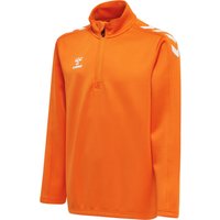 hummel Core XK 1/2-Zip Sweatshirt Kinder orange tiger 176 von Hummel