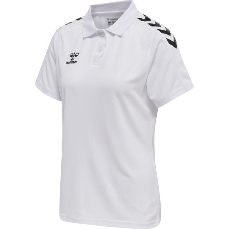 hummel Core XK Polo Damen 211942-9001 WHITE - Gr. L von Hummel