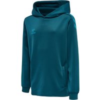 hummel Core XK Poly Hoodie Kinder blue coral 176 von Hummel