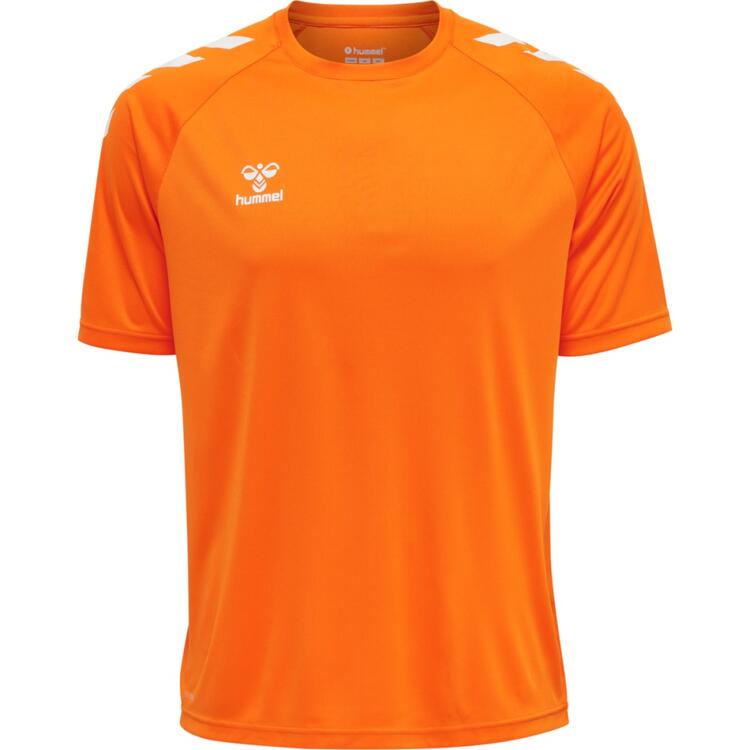 hummel Core XK Poly T-Shirt Herren 211943-5190 ORANGE TIGER - Gr. S von Hummel