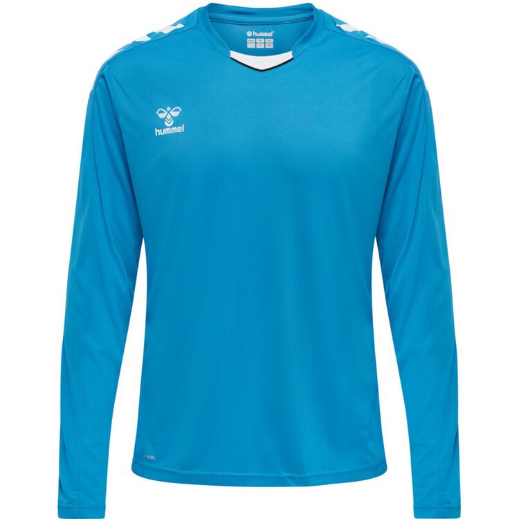 hummel Core XK Poly Trikot Herren Langarm 211461-8729 BLUE DANUBE -... von Hummel