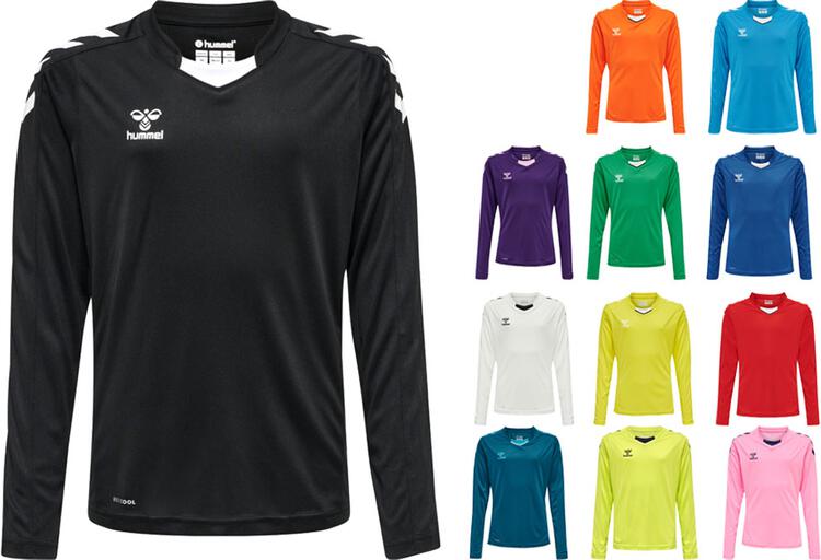 hummel Core XK Poly Trikot Kinder Langarm 211462-7026 MARINE - Gr. 128 von Hummel