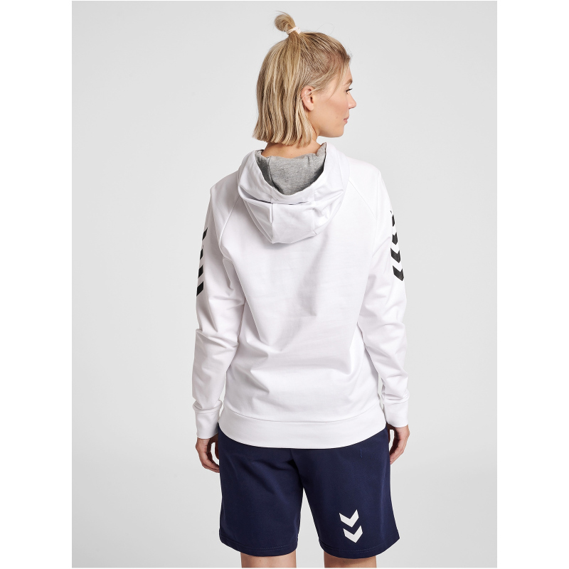 hummel GO Baumwoll Hoodie Damen white S von Hummel