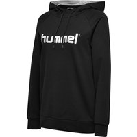 hummel GO Baumwoll Logo Hoodie Damen black M von Hummel