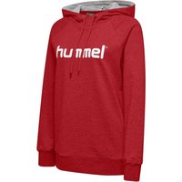 hummel GO Baumwoll Logo Hoodie Damen true red M von Hummel