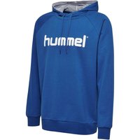 hummel GO Baumwoll Logo Hoodie Herren true blue L von Hummel