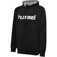 hummel GO Baumwoll Logo Hoodie Herren black L von Hummel