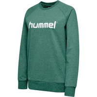 hummel GO Baumwoll Logo Sweatshirt Damen evergreen S von Hummel