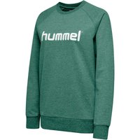 hummel GO Baumwoll Logo Sweatshirt Damen evergreen XL von Hummel