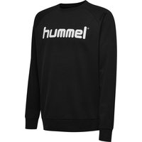 hummel GO Baumwoll Logo Sweatshirt Kinder black 176 von Hummel