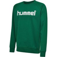 hummel GO Baumwoll Logo Sweatshirt Kinder evergreen 128 von Hummel