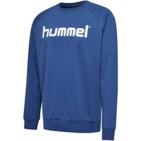 hummel GO Baumwoll Logo Sweatshirt Herren true blue 3XL von Hummel