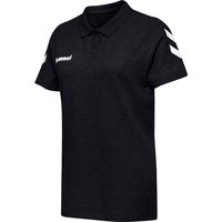 hummel GO Baumwoll Poloshirt Damen black M von Hummel