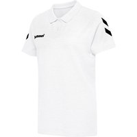 hummel GO Baumwoll Poloshirt Damen white XL von Hummel