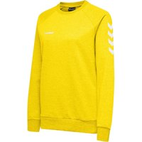 hummel GO Baumwoll Sweatshirt Damen sports yellow XL von Hummel