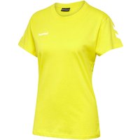 hummel GO Baumwoll T-Shirt Damen kurzarm 5269 - blazing yellow XL von Hummel