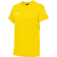 hummel GO Baumwoll T-Shirt Damen kurzarm sports yellow L von Hummel