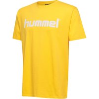 hummel GO Baumwoll T-Shirt Kinder sports yellow 140 von Hummel