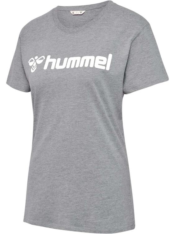 hummel Go 2.0 Logo T-Shirt Damen 224842 GREY MELANGE - Gr. XL von Hummel