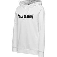 hummel GO Baumwoll Logo Hoodie Damen white XS von Hummel