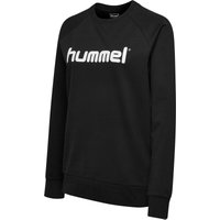 hummel GO Baumwoll Logo Sweatshirt Damen black S von Hummel