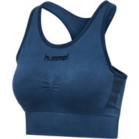 hummel First Seamless Sport-Bra Damen dark denim M/L von Hummel
