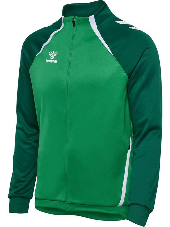 hummel Lead 2.0 Track Trainingsjacke 223772 JELLY BEAN/EVERGREEN L von Hummel