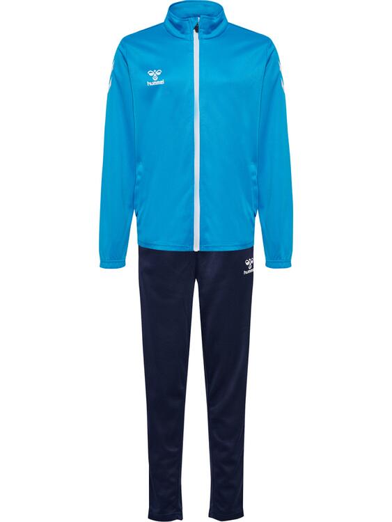 hummel Logo Trainingsanzug Kinder 226158 DIVA BLUE/MARINE - Gr. 152 von Hummel