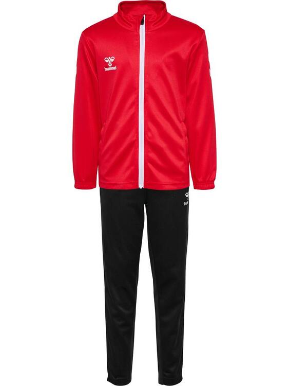 hummel Logo Trainingsanzug Kinder 226158 TRUE RED/BLACK - Gr. 152 von Hummel